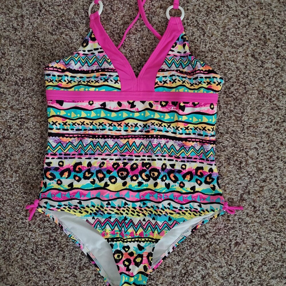 Girls One Piece Bathing Suit, size 14